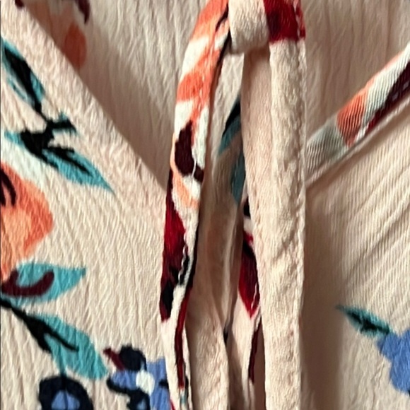 Lane Bryant Pink Relaxed Tunic with Tie Front 314 - Picture 9 of 12